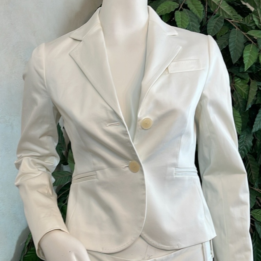 THE LIMITED ECRU CLASSIC PANT SUIT - Picture 4 of 13